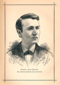 Thomas Alva Edison, amerikanischer Erfinder, 1893