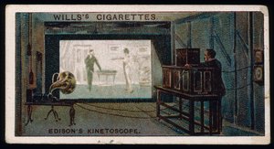 Thomas Alva Edisons kinetografisches Theater, c1892 von Unbekannt