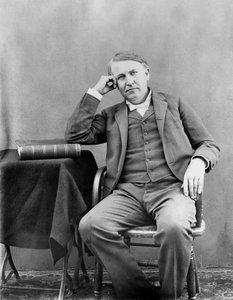 Thomas Edison, amerikanischer Erfinder von Unbekannt