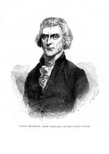 Thomas Jefferson, dritter Präsident der Vereinigten Staaten, 1872