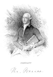 Thomas Pennant, britischer Naturforscher und Reisender des 18. Jahrhunderts, ca. 1840 von Unbekannt