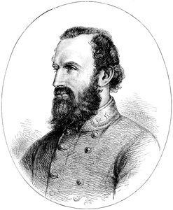 Thomas Stonewall Jackson, konföderierter General des amerikanischen Bürgerkriegs, ca. 1880 von Unbekannt