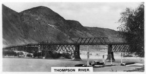 Thompson River, British Columbia, Kanada, ca. 1920er Jahre von Unbekannt