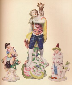 Drei chinesische Figuren aus der Wallace Elliot Sammlung, ca. 1775