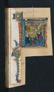 Drei Ausschnitte aus einem Missale, ca. 1470-1500 von Unbekannt