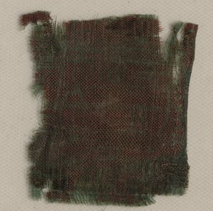 Drei Fragmente italienischer gotischer Seide, 1300er Jahre