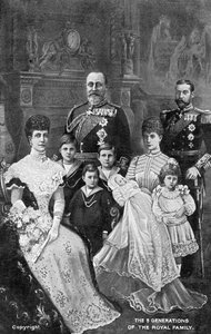 Drei Generationen der britischen Königsfamilie