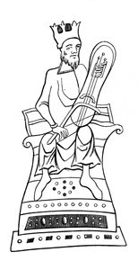 Dreisaitige Crout, 9. Jahrhundert, 1870 von Unbekannt