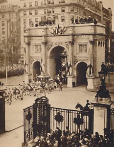 Durch das Souveränstor, Marble Arch, 12. Mai 1937