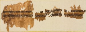 Tiraz mit Gold, wahrscheinlich von einem weiten Ärmel, 1013-1020
