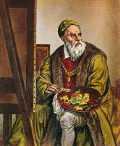 Tizian 1477-1576. - Selbstbildnis, 1934 von Unbekannt