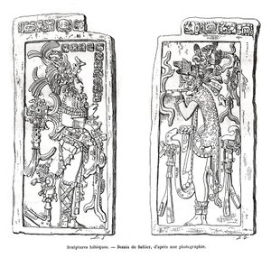 Toltekische Skulpturen, Mexiko, 19. Jahrhundert von Unbekannt