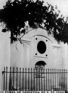 Grab von Capdevila in Santiago de Cuba, 1871, 1920er Jahre von Unbekannt