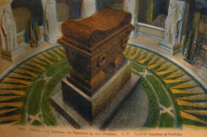 Grab von Napoleon in Les Invalides, Paris, um 1920