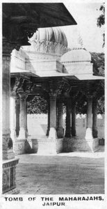 Grab der Maharadschas, Jaipur, Rajasthan, Indien, ca. 1925 von Unbekannt