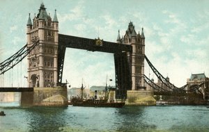Tower Bridge, London, 1906 von Unbekannt