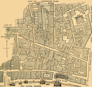Tower Street Ward, um 1872 von Unbekannt