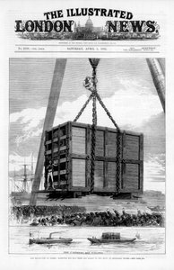 Transport von Jumbo, dem afrikanischen Elefanten, nach Amerika