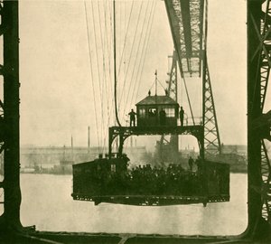 Reisewagen, Transporterbrücke, Middlesborough, um 1930