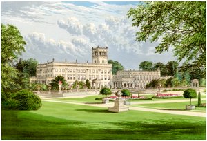 Trentham Hall, Staffordshire, Residenz des Herzogs von Sutherland, ca. 1880