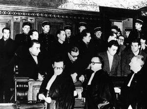 Prozess gegen französische Mitglieder der Gestapo, Paris von Unbekannt