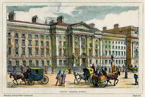 Trinity College, Dublin, Irland, um 1880 von Unbekannt