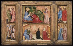 Triptychon mit der Anbetung der Könige