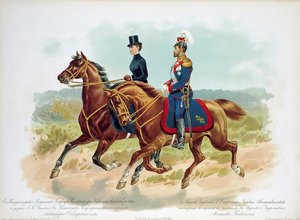 Zar Nikolaus II. von Russland in der Uniform des Leibgarderegiments Ihrer Majestät, 1896