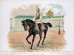 Zar Nikolaus II. von Russland in der Uniform des Leib-Kürassier-Garde-Regiments Seiner Majestät, 1896