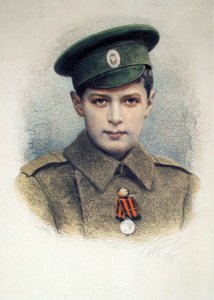 Zarewitsch Alexei als Unteroffizier der russischen Armee, 1917 von Unbekannt