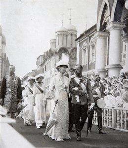 Zarenfamilie bei den Feierlichkeiten zum 300. Jahrestag des Hauses Romanow, Russland, 1913