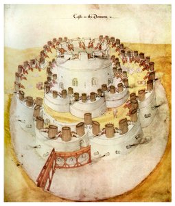 Tudor-Festung, Sandown, Kent, ca. 1540, 1956