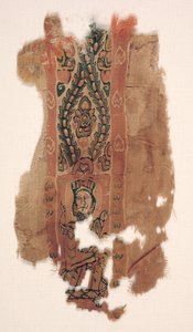 Tunikaschmuck mit Teil eines Heiligen, ca. 600-700
