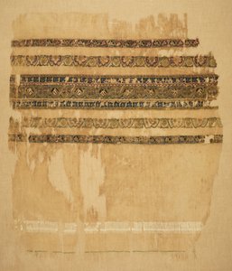 Turban- oder Schalende mit Tiraz und Gold, 1094 von Unbekannt