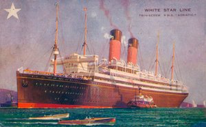 Doppelschrauben-RMS Adriatic der White Star Line, um 1907
