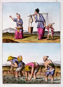 Zwei chinesische Szenen, um 1830