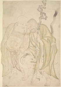 Zwei Lohans, ca. 1480 von Unbekannt
