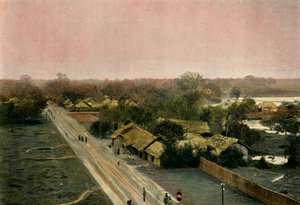 Ein Dorf in Tonkin, 1900