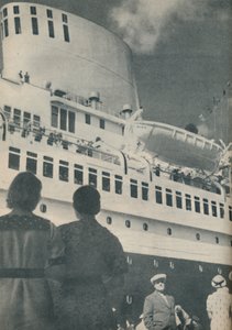 Universelle Bewunderung wurde der hervorragenden Leistung der Bremen, 1936, zuteil von Unbekannt
