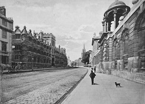 University College von der High Street, Oxford, um 1896 von Unbekannt