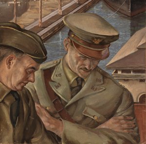 Unbetitelte Wandbildstudie, ca. 1933-1943 von Unbekannt