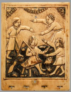 Oberes Blatt einer Sonnenuhr, deutsch, ca. 1500 von Unbekannt