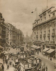 Oberer Teil der Regent Street, Das Paradies der Londoner Käufer, um 1935