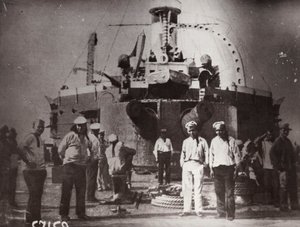 Aufstand auf dem Schlachtschiff Potemkin, Constanta, Rumänien, 1905 von Unbekannt