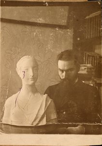 Valery Bryusov, russischer Autor und Dichter, 1900er von Unbekannt