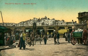Valetta Malta - Mercato Marina, ca. 1918-1939 von Unbekannt