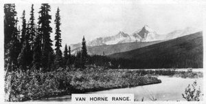 Van Horne Range, Kanadische Rockies, um 1920er von Unbekannt