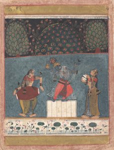 Vasant Ragini: Folio aus einer Ragamala-Serie (Girlande der musikalischen Modi)