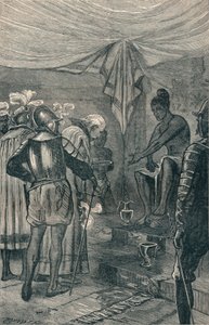 Vasco da Gama besucht den König, 1904 von Unbekannt
