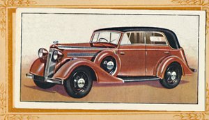 Vauxhall Big Six Wingham Cabriolet, um 1936 von Unbekannt